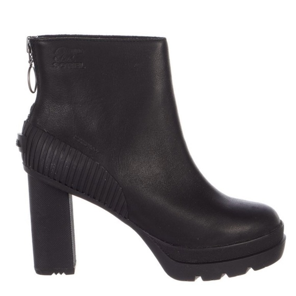 Sorel Dacie Black Bootie Waterproof Shoe Size:7 - Picture 1 of 7